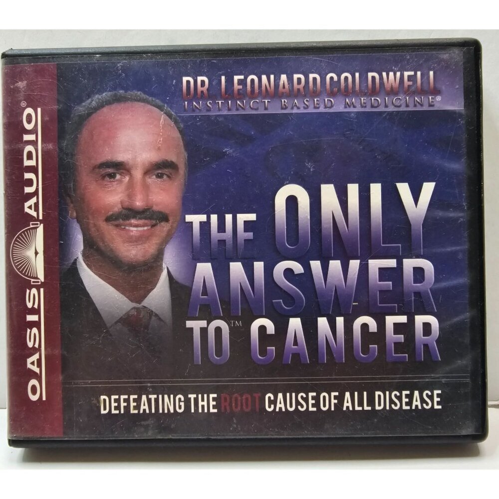 The Only Answer To Cancer By Dr. Leonard Coldwell 8 CD Box Set